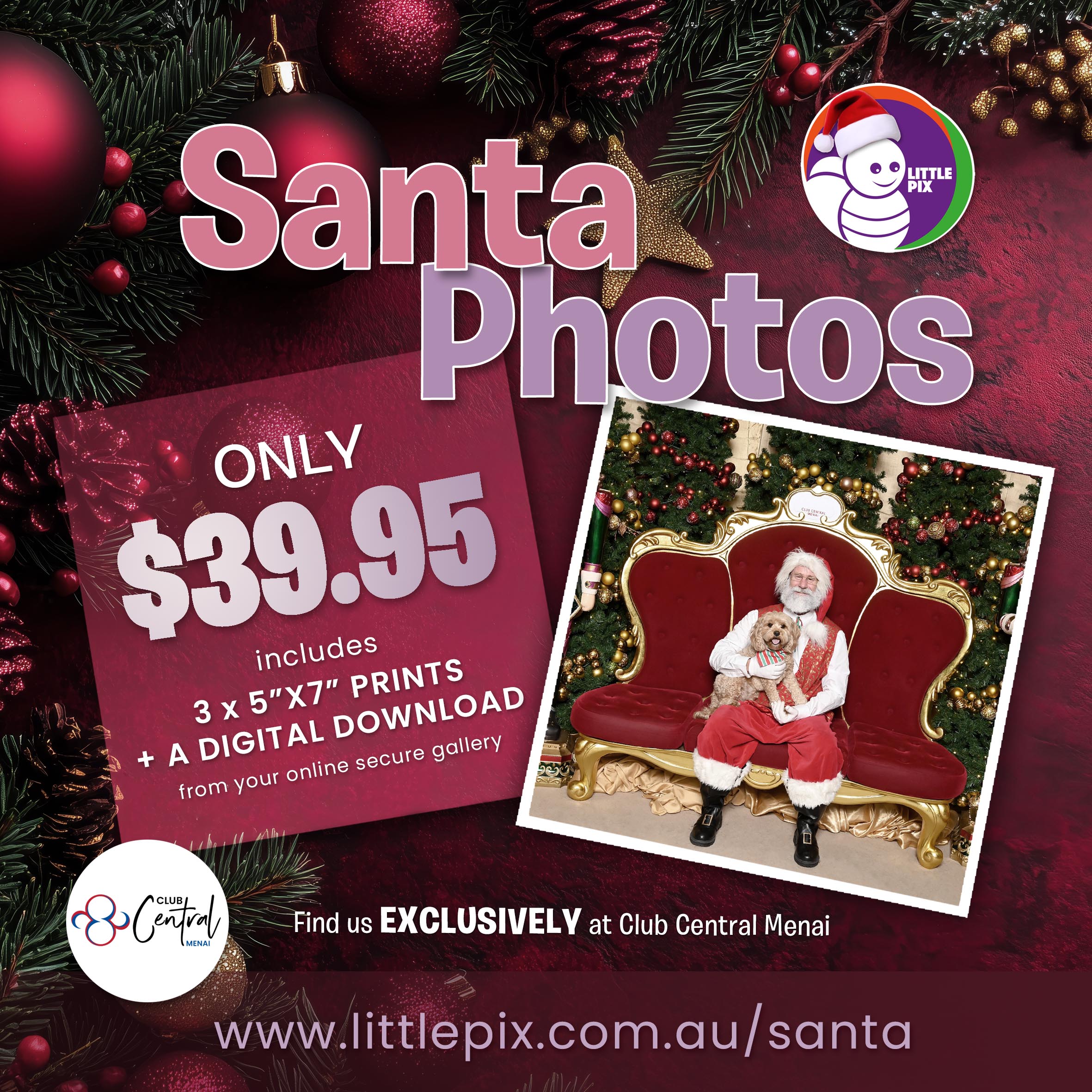DAN 2025 santa photo package_menai